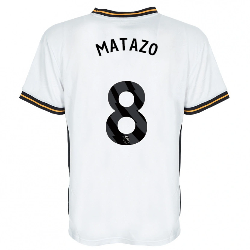 Danxen Kvinnor Eliot Matazo #8 Vit Orange Svart Bortatröja Matchtröjor 2026/27 Tröjor T-Tröja