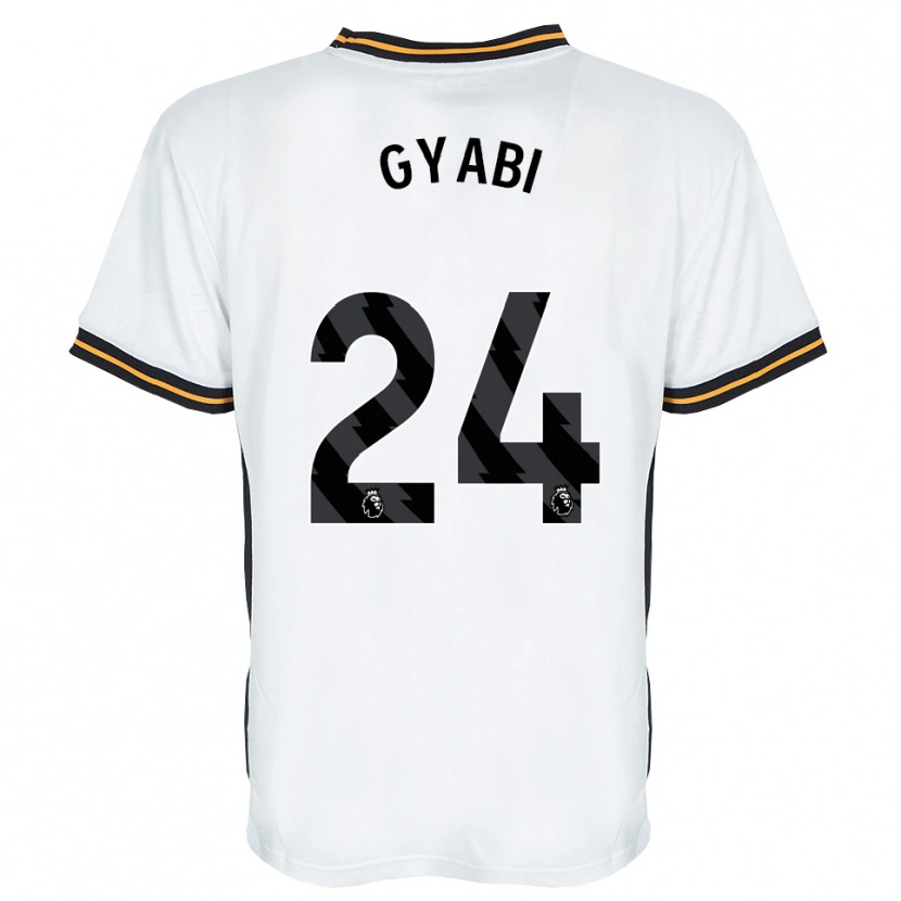 Danxen Kvinnor Darko Gyabi #24 Vit Orange Svart Bortatröja Matchtröjor 2026/27 Tröjor T-Tröja