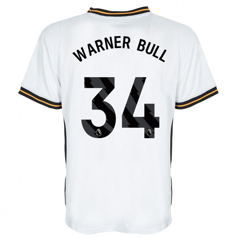 Danxen Kvinnor Lucy Warner-Bull #34 Vit Orange Svart Bortatröja Matchtröjor 2026/27 Tröjor T-Tröja