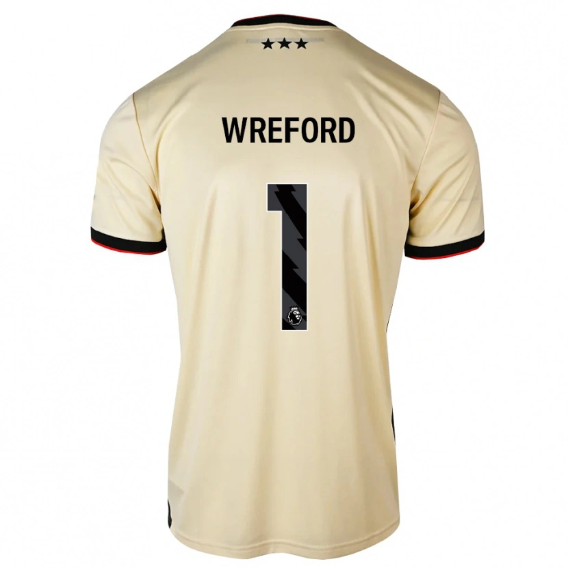 Danxen Kvinnor Ruben Wreford #1 Citronkaka Svart Röd Bortatröja Matchtröjor 2026/27 Tröjor T-Tröja