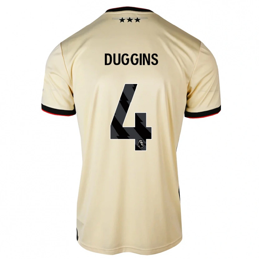 Danxen Kvinnor Harvey Duggins #4 Citronkaka Svart Röd Bortatröja Matchtröjor 2026/27 Tröjor T-Tröja