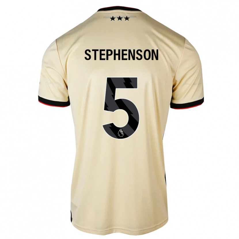 Danxen Kvinnor Sean Stephenson #5 Citronkaka Svart Röd Bortatröja Matchtröjor 2026/27 Tröjor T-Tröja