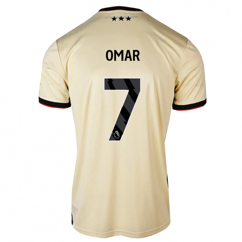 Danxen Kvinnor Ahmed Omar #7 Citronkaka Svart Röd Bortatröja Matchtröjor 2026/27 Tröjor T-Tröja