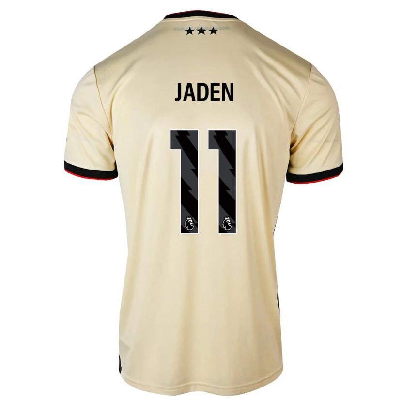 Danxen Kvinnor Jaden Philogene #11 Citronkaka Svart Röd Bortatröja Matchtröjor 2026/27 Tröjor T-Tröja