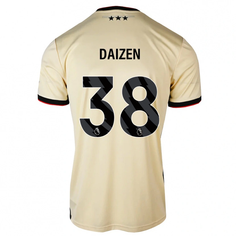 Danxen Kvinnor Daizen Maeda #38 Citronkaka Svart Röd Bortatröja Matchtröjor 2026/27 Tröjor T-Tröja