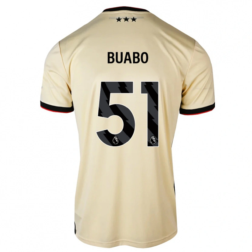 Danxen Kvinnor Gerrard Buabo #51 Citronkaka Svart Röd Bortatröja Matchtröjor 2026/27 Tröjor T-Tröja