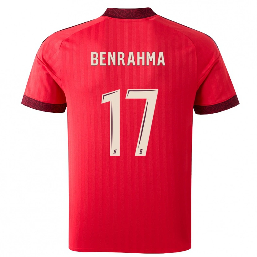 Danxen Kvinnor Said Benrahma #17 Vinröd Röd Vit Bortatröja Matchtröjor 2026/27 Tröjor T-Tröja