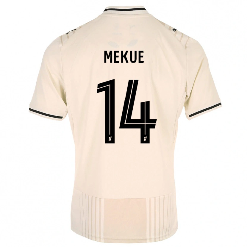 Danxen Kvinnor Florian Mekue #14 Gammal Spets Svart Antikvit Bortatröja Matchtröjor 2026/27 Tröjor T-Tröja