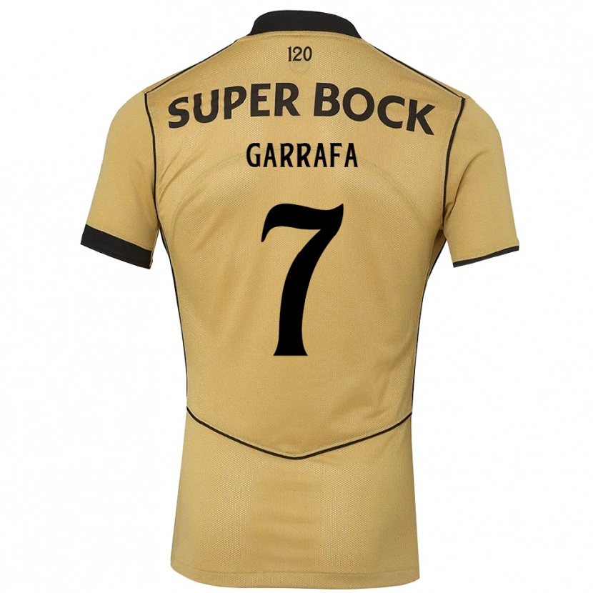 Danxen Kvinnor José Garrafa #7 Gyllene Svart Bortatröja Matchtröjor 2026/27 Tröjor T-Tröja
