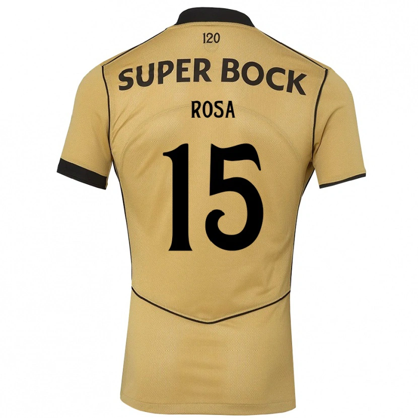 Danxen Kvinnor Duarte Rosa #15 Gyllene Svart Bortatröja Matchtröjor 2026/27 Tröjor T-Tröja