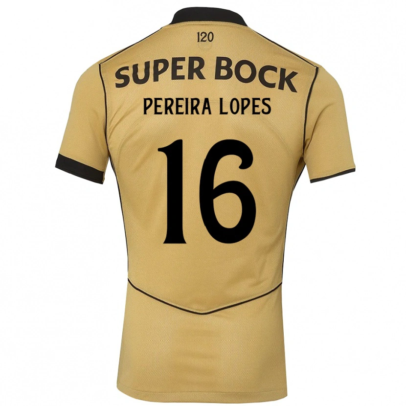 Danxen Kvinnor Daniel Pereira Lopes #16 Gyllene Svart Bortatröja Matchtröjor 2026/27 Tröjor T-Tröja