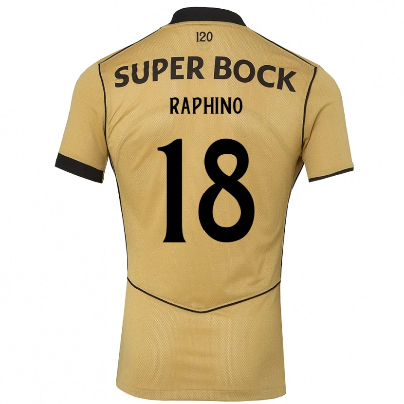 Danxen Kvinnor Brittany Raphino #18 Gyllene Svart Bortatröja Matchtröjor 2026/27 Tröjor T-Tröja