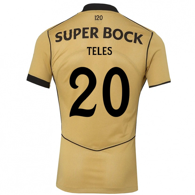 Danxen Kvinnor Ana Isabel Teles #20 Gyllene Svart Bortatröja Matchtröjor 2026/27 Tröjor T-Tröja