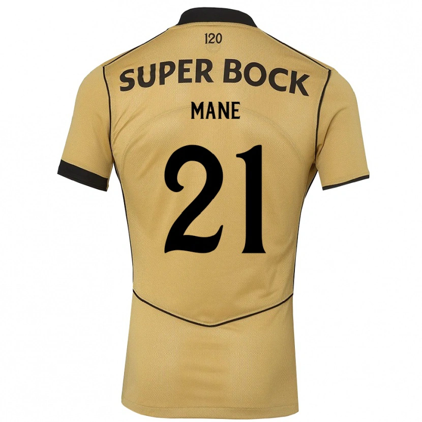Danxen Kvinnor Isnaba Mane #21 Gyllene Svart Bortatröja Matchtröjor 2026/27 Tröjor T-Tröja