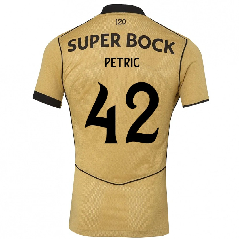 Danxen Kvinnor Luka Petric #42 Gyllene Svart Bortatröja Matchtröjor 2026/27 Tröjor T-Tröja