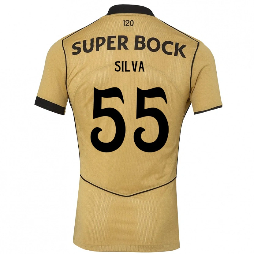 Danxen Kvinnor José Silva #55 Gyllene Svart Bortatröja Matchtröjor 2026/27 Tröjor T-Tröja