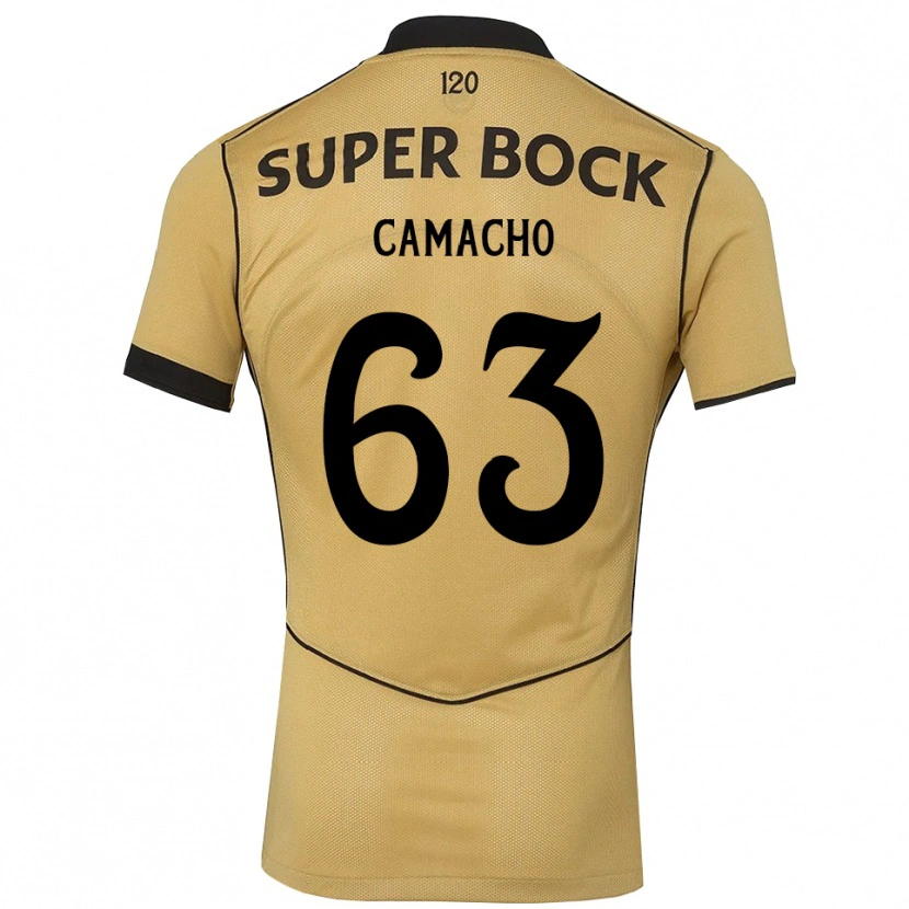 Danxen Kvinnor Rafael Camacho #63 Gyllene Svart Bortatröja Matchtröjor 2026/27 Tröjor T-Tröja