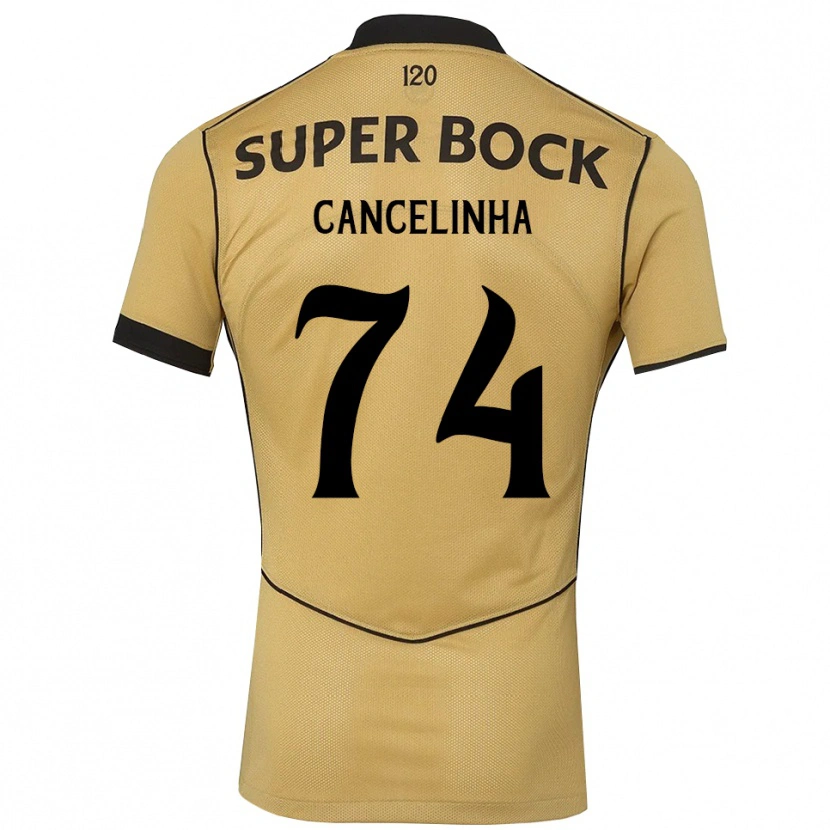 Danxen Kvinnor Érica Cancelinha #74 Gyllene Svart Bortatröja Matchtröjor 2026/27 Tröjor T-Tröja