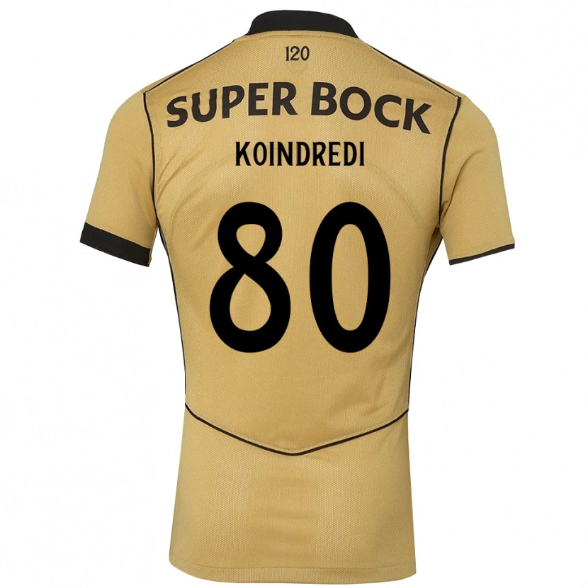 Danxen Kvinnor Koba Koindredi #80 Gyllene Svart Bortatröja Matchtröjor 2026/27 Tröjor T-Tröja