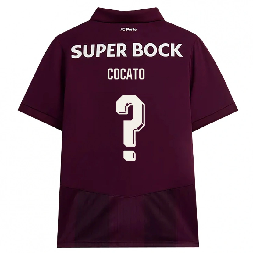 Danxen Kvinnor Luca Cocato #0 Vinröd Vit Bortatröja Matchtröjor 2026/27 Tröjor T-Tröja