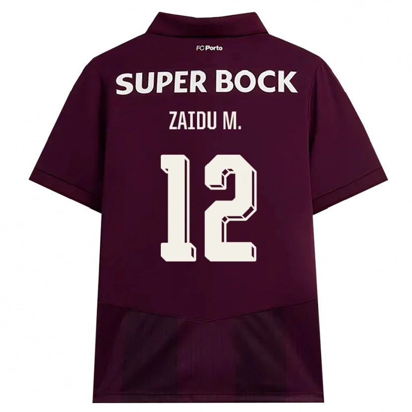 Danxen Kvinnor Zaidu Sanusi #12 Vinröd Vit Bortatröja Matchtröjor 2026/27 Tröjor T-Tröja
