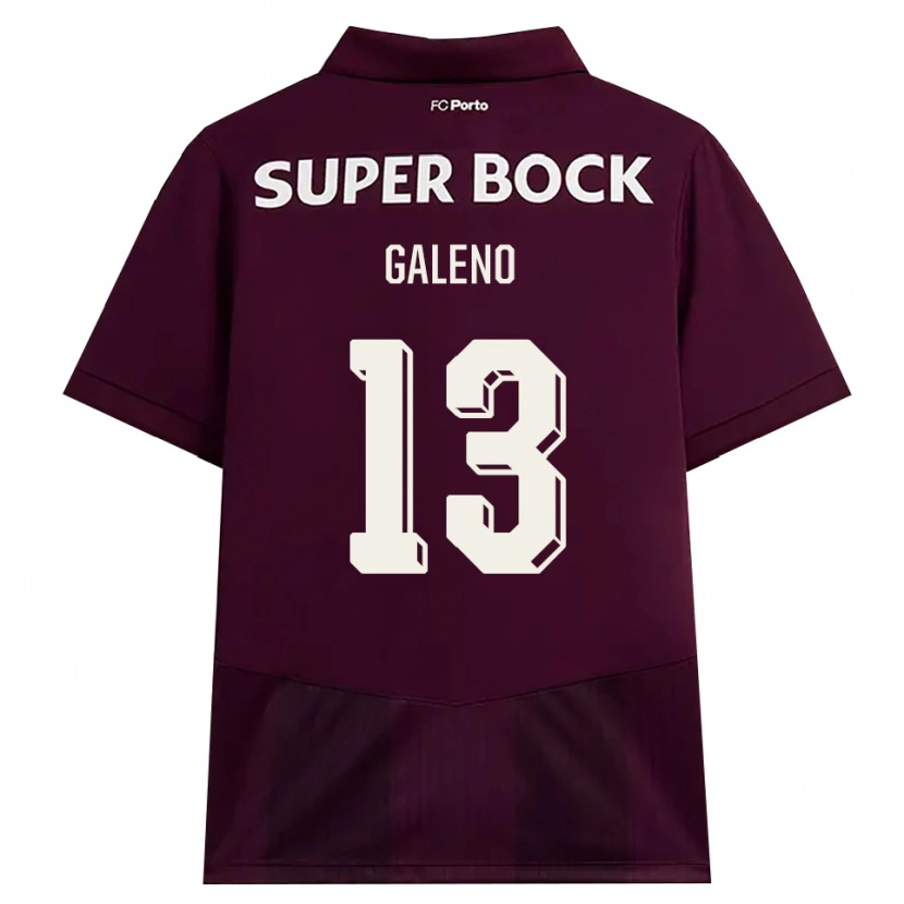Danxen Kvinnor Galeno #13 Vinröd Vit Bortatröja Matchtröjor 2026/27 Tröjor T-Tröja