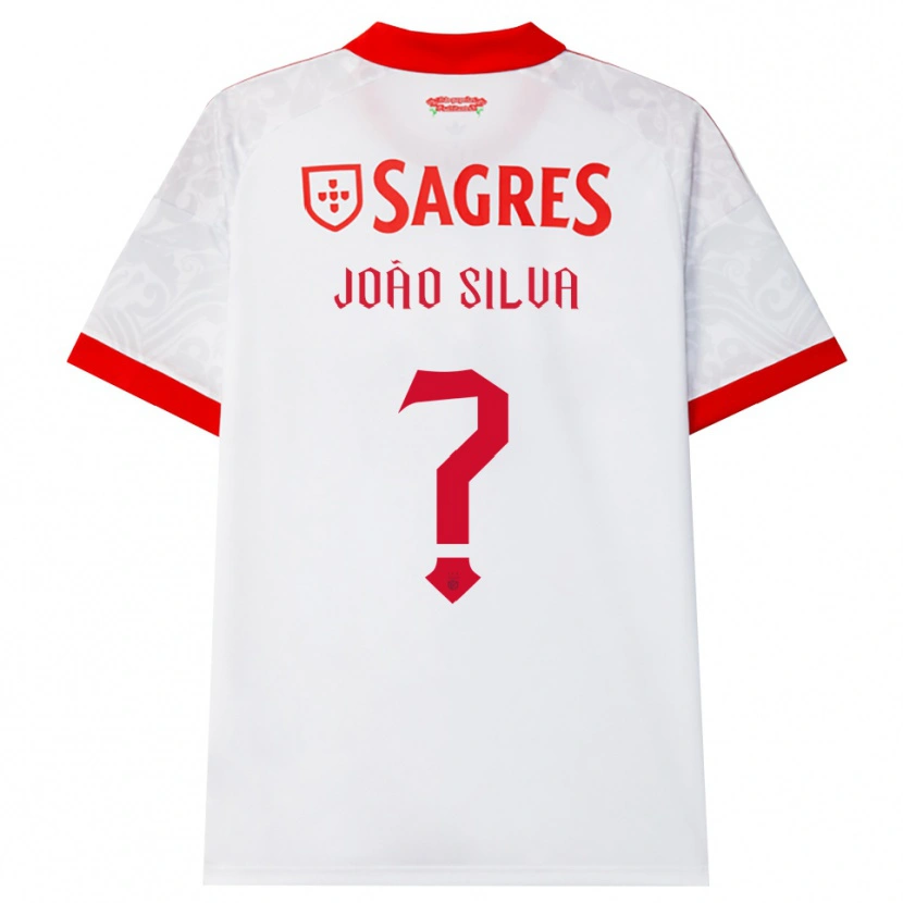 Danxen Kvinnor João Silva #0 Vit Röd Gul Bortatröja Matchtröjor 2026/27 Tröjor T-Tröja
