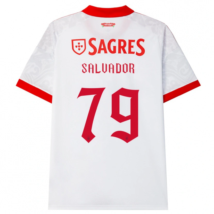 Danxen Kvinnor Marta Salvador #79 Vit Röd Gul Bortatröja Matchtröjor 2026/27 Tröjor T-Tröja