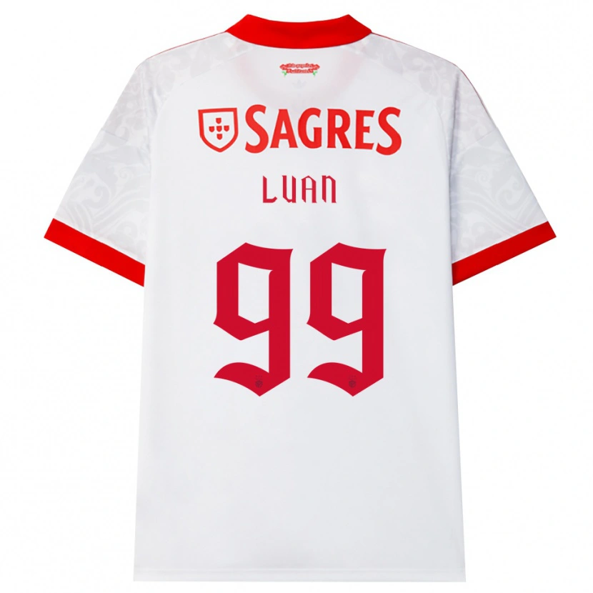 Danxen Kvinnor Luan #99 Vit Röd Gul Bortatröja Matchtröjor 2026/27 Tröjor T-Tröja