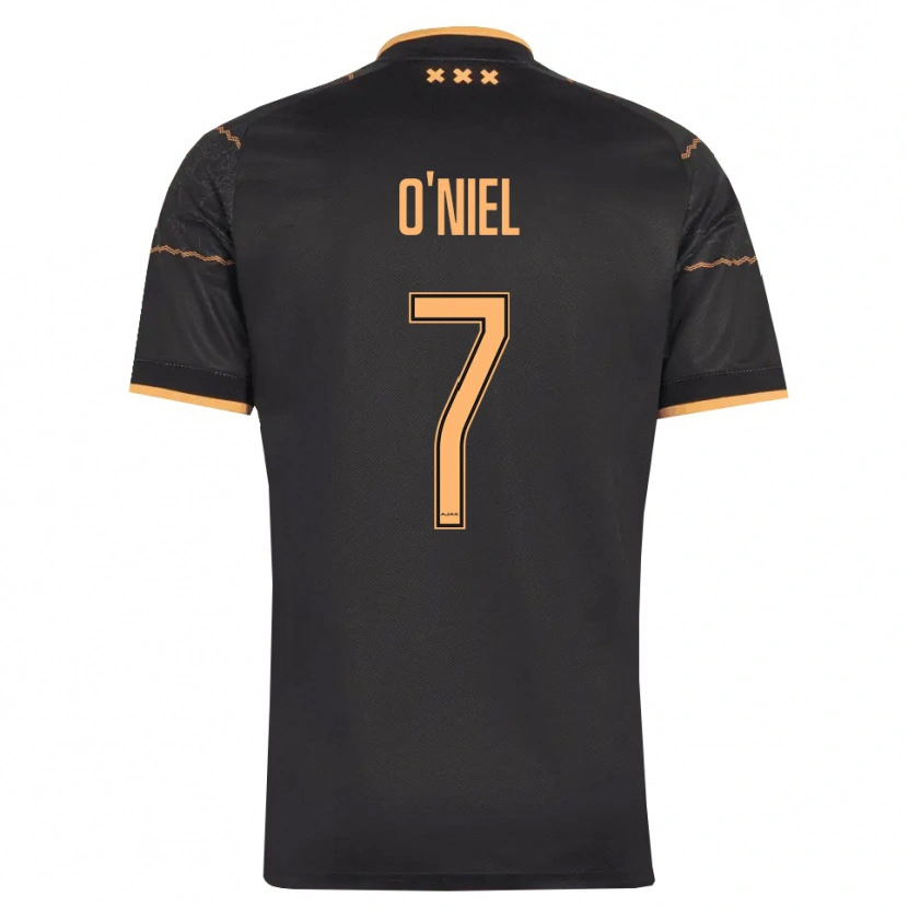 Danxen Kvinnor Don O'niel #7 Svart Orange Bortatröja Matchtröjor 2026/27 Tröjor T-Tröja