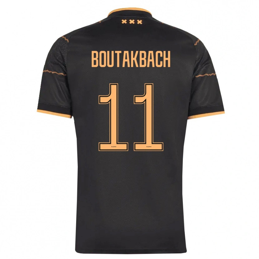 Danxen Kvinnor Massin Boutakbach #11 Svart Orange Bortatröja Matchtröjor 2026/27 Tröjor T-Tröja