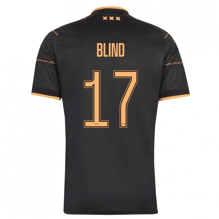 Danxen Kvinnor Daley Blind #17 Svart Orange Bortatröja Matchtröjor 2026/27 Tröjor T-Tröja