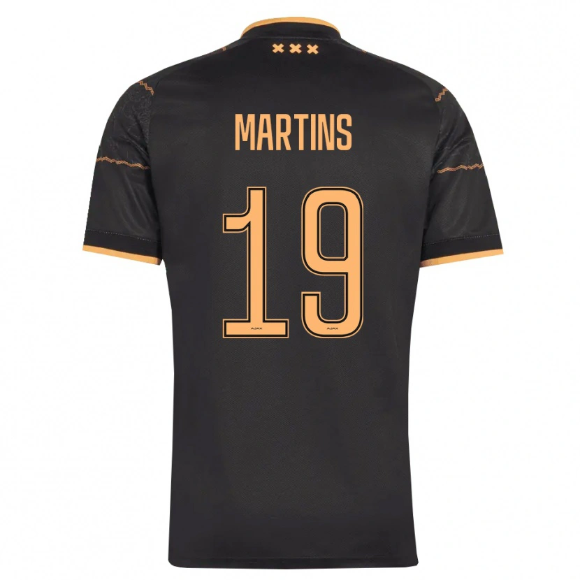 Danxen Kvinnor Lulinho Martins #19 Svart Orange Bortatröja Matchtröjor 2026/27 Tröjor T-Tröja