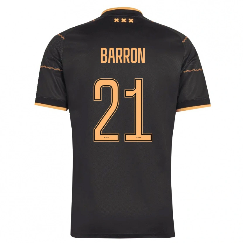 Danxen Kvinnor Eternal Barron #21 Svart Orange Bortatröja Matchtröjor 2026/27 Tröjor T-Tröja