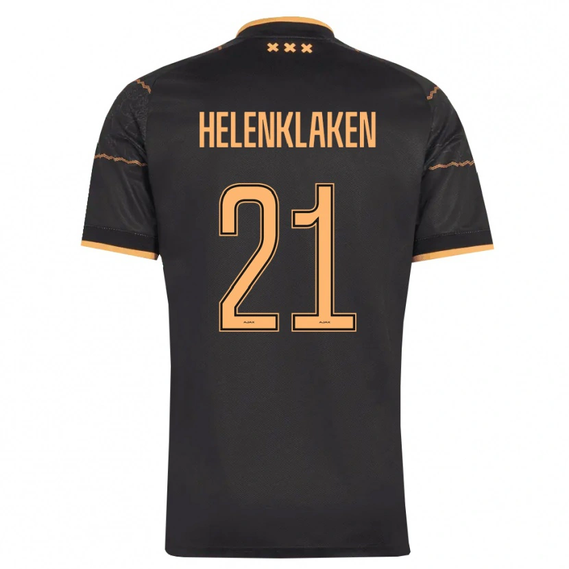 Danxen Kvinnor Sjors Helenklaken #21 Svart Orange Bortatröja Matchtröjor 2026/27 Tröjor T-Tröja