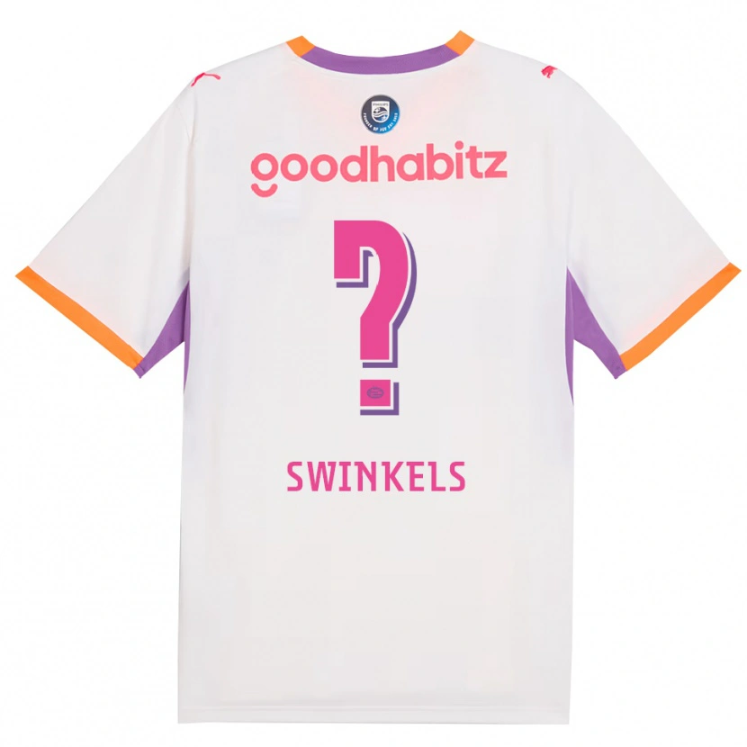 Danxen Kvinnor Michal Swinkels #0 Vit Lila Orange Bortatröja Matchtröjor 2026/27 Tröjor T-Tröja