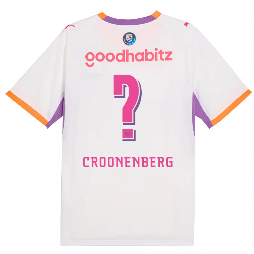 Danxen Kvinnor Luca Croonenberg #0 Vit Lila Orange Bortatröja Matchtröjor 2026/27 Tröjor T-Tröja