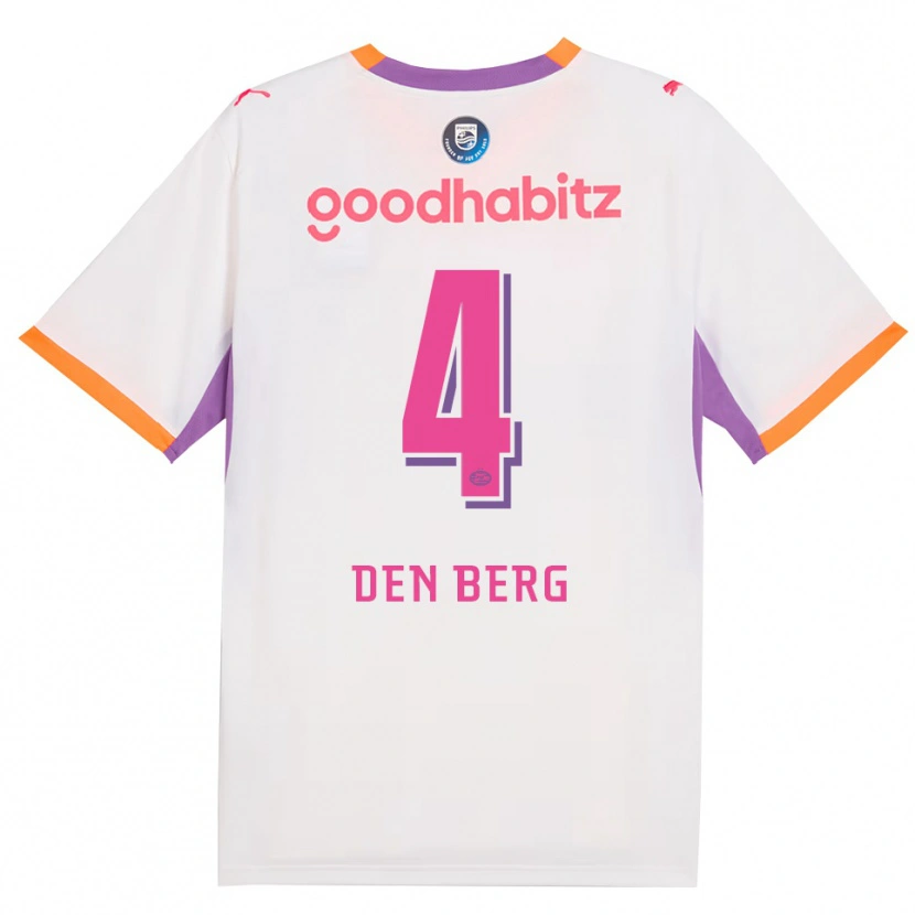 Danxen Kvinnor Mandy Van Den Berg #4 Vit Lila Orange Bortatröja Matchtröjor 2026/27 Tröjor T-Tröja
