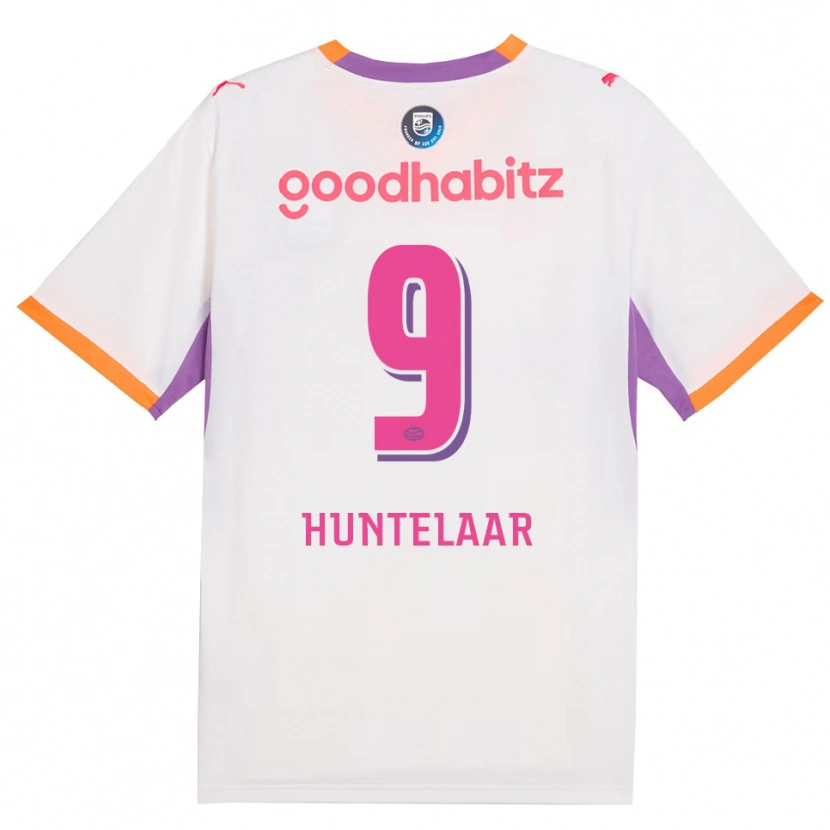 Danxen Kvinnor Seb Huntelaar #9 Vit Lila Orange Bortatröja Matchtröjor 2026/27 Tröjor T-Tröja