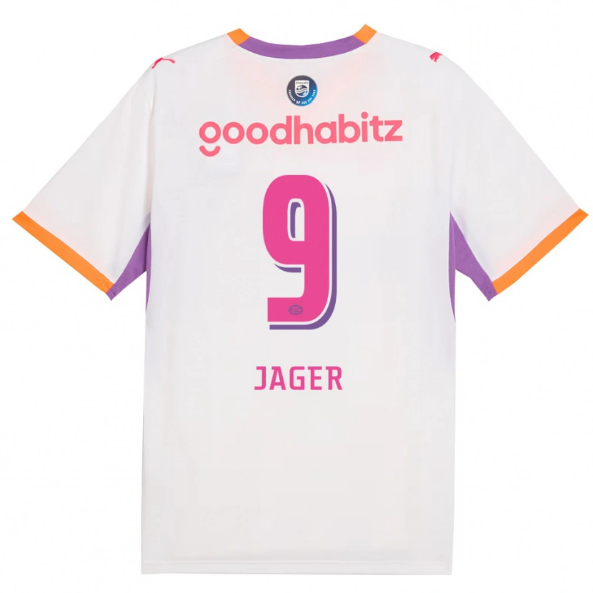Danxen Kvinnor Elvic Jager #9 Vit Lila Orange Bortatröja Matchtröjor 2026/27 Tröjor T-Tröja