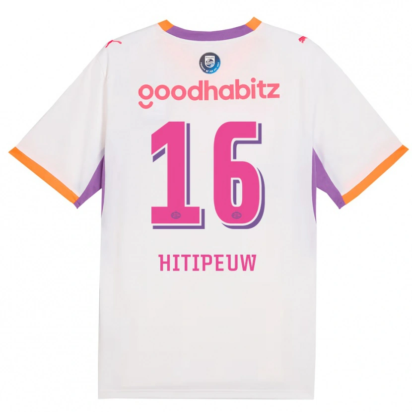Danxen Kvinnor Thaliro Hitipeuw #16 Vit Lila Orange Bortatröja Matchtröjor 2026/27 Tröjor T-Tröja