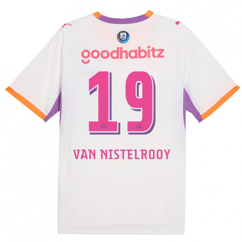 Danxen Kvinnor Liam Van Nistelrooy #19 Vit Lila Orange Bortatröja Matchtröjor 2026/27 Tröjor T-Tröja