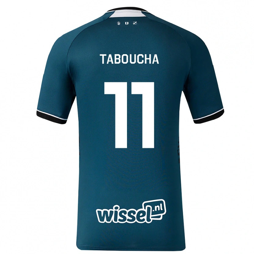 Danxen Kvinnor Salah Taboucha #11 Mörk Skiffergrå Vit Bortatröja Matchtröjor 2026/27 Tröjor T-Tröja