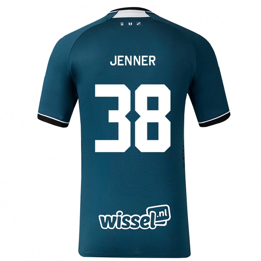 Danxen Kvinnor Ivar Jenner #38 Mörk Skiffergrå Vit Bortatröja Matchtröjor 2026/27 Tröjor T-Tröja