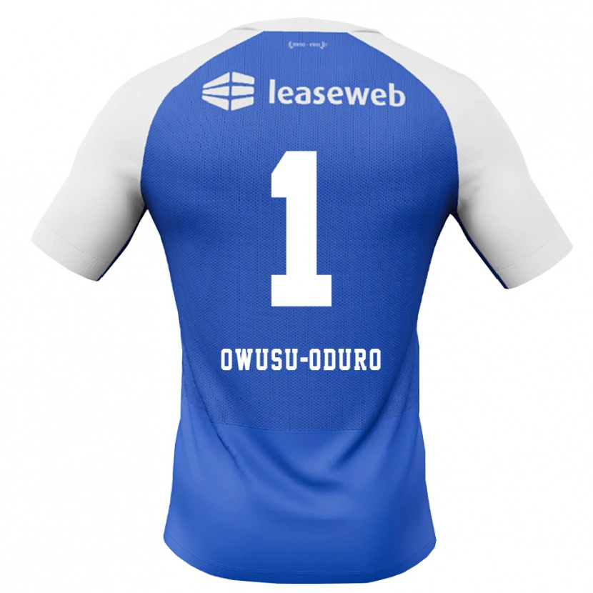 Danxen Kvinnor Rome-Jayden Owusu-Oduro #1 Kornblå Röd Vit Bortatröja Matchtröjor 2026/27 Tröjor T-Tröja