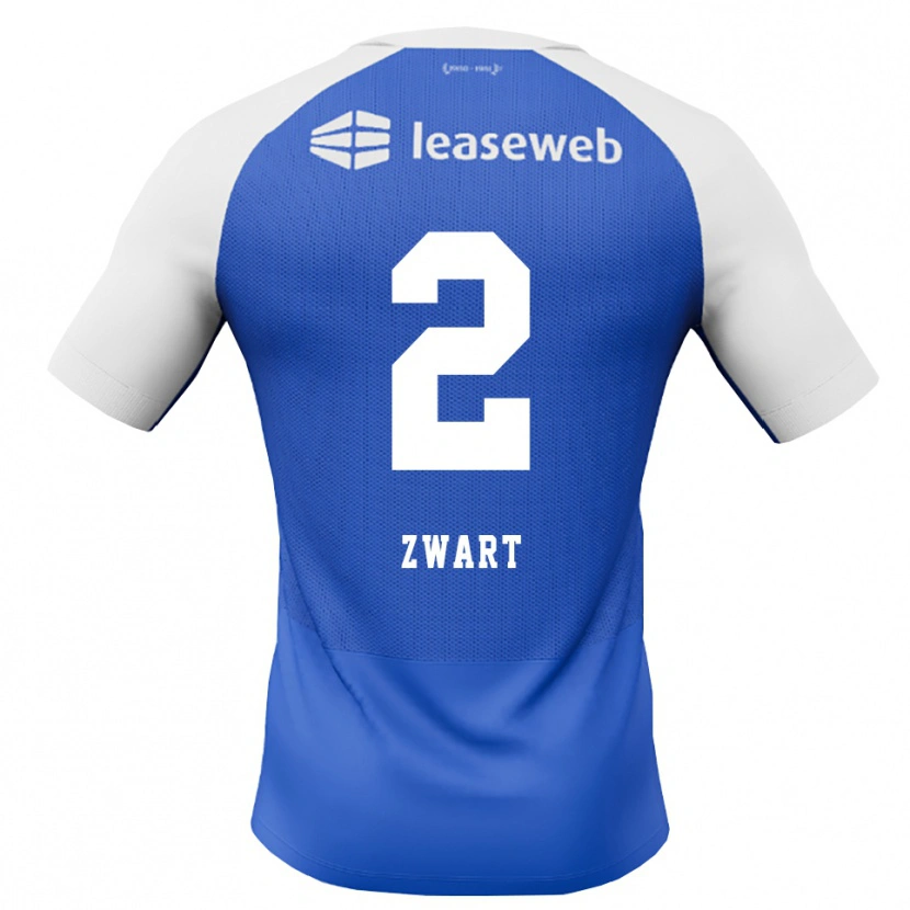 Danxen Kvinnor Jesper Zwart #2 Kornblå Röd Vit Bortatröja Matchtröjor 2026/27 Tröjor T-Tröja