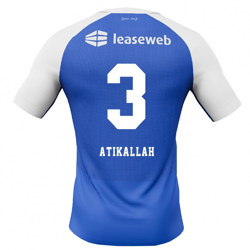 Danxen Kvinnor Rayan Atikallah #3 Kornblå Röd Vit Bortatröja Matchtröjor 2026/27 Tröjor T-Tröja