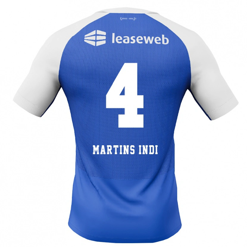 Danxen Kvinnor Bruno Martins Indi #4 Kornblå Röd Vit Bortatröja Matchtröjor 2026/27 Tröjor T-Tröja