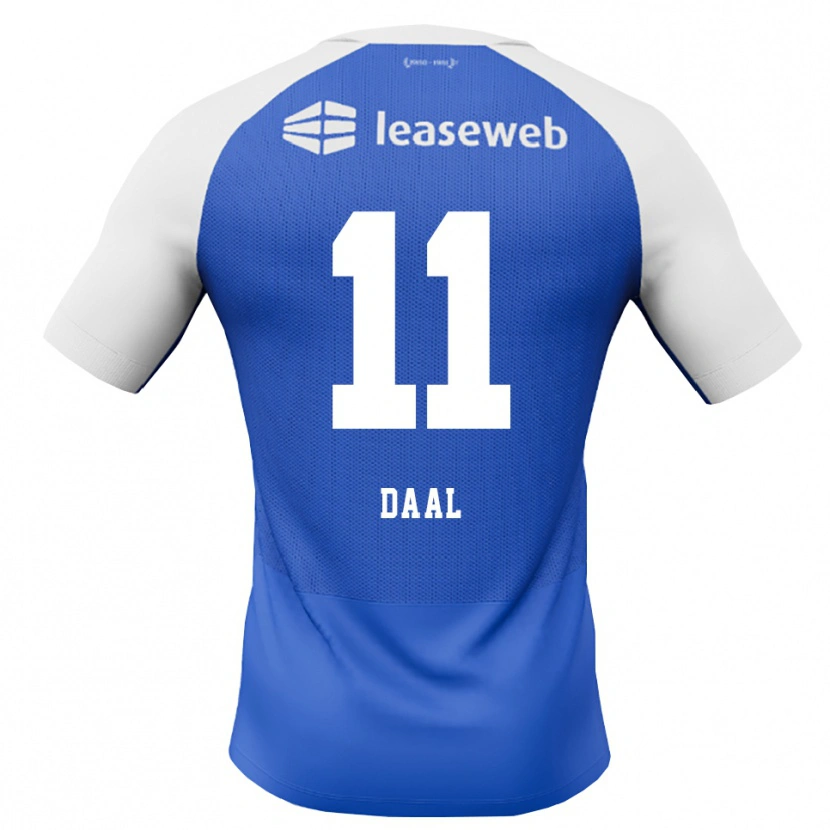 Danxen Kvinnor Ro-Zangelo Daal #11 Kornblå Röd Vit Bortatröja Matchtröjor 2026/27 Tröjor T-Tröja