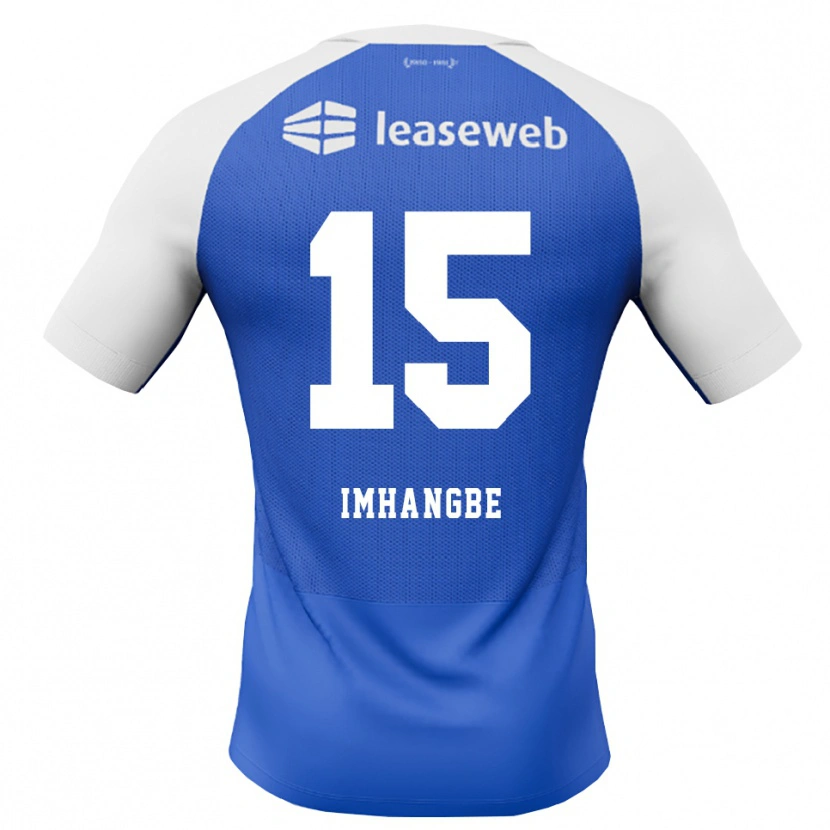 Danxen Kvinnor Amani Imhangbe #15 Kornblå Röd Vit Bortatröja Matchtröjor 2026/27 Tröjor T-Tröja